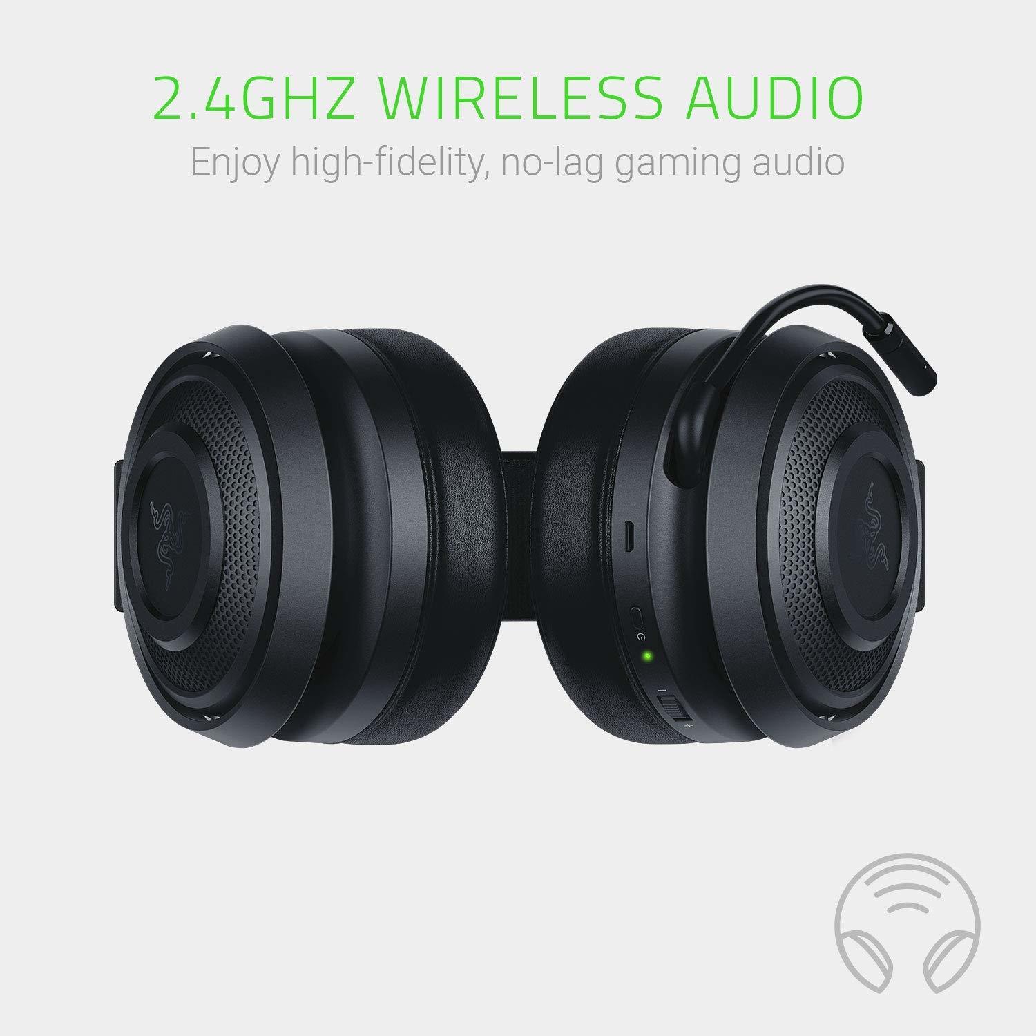 Razer Nari Essential Wireless Gaming Headset on PC, PS4