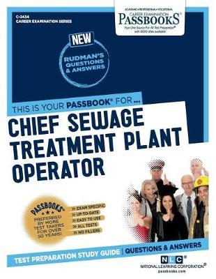 Chief Sewage Treatment Plant Operator by National Learning Corporation image