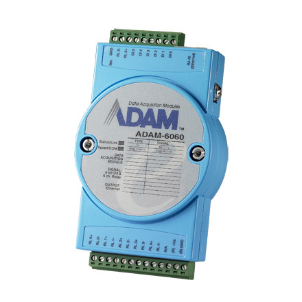 Advantech ADAM-6060 6-Channel Relay OutputW/DI