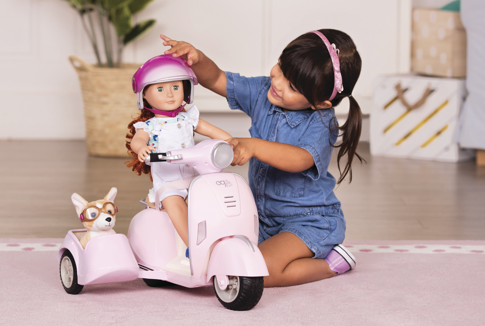 Our Generation: Ride in Style Scooter - With Sidecar image