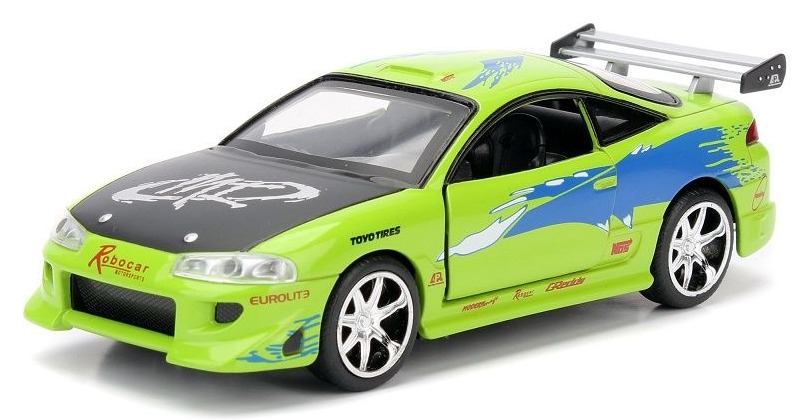 Jada: 1/32 Brian's Mitsi Eclipse (Green) - Diecast Model image