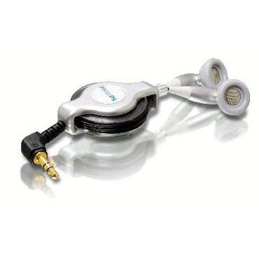 Philips SJM2600 Retractable MP3 Stereo Headphones image