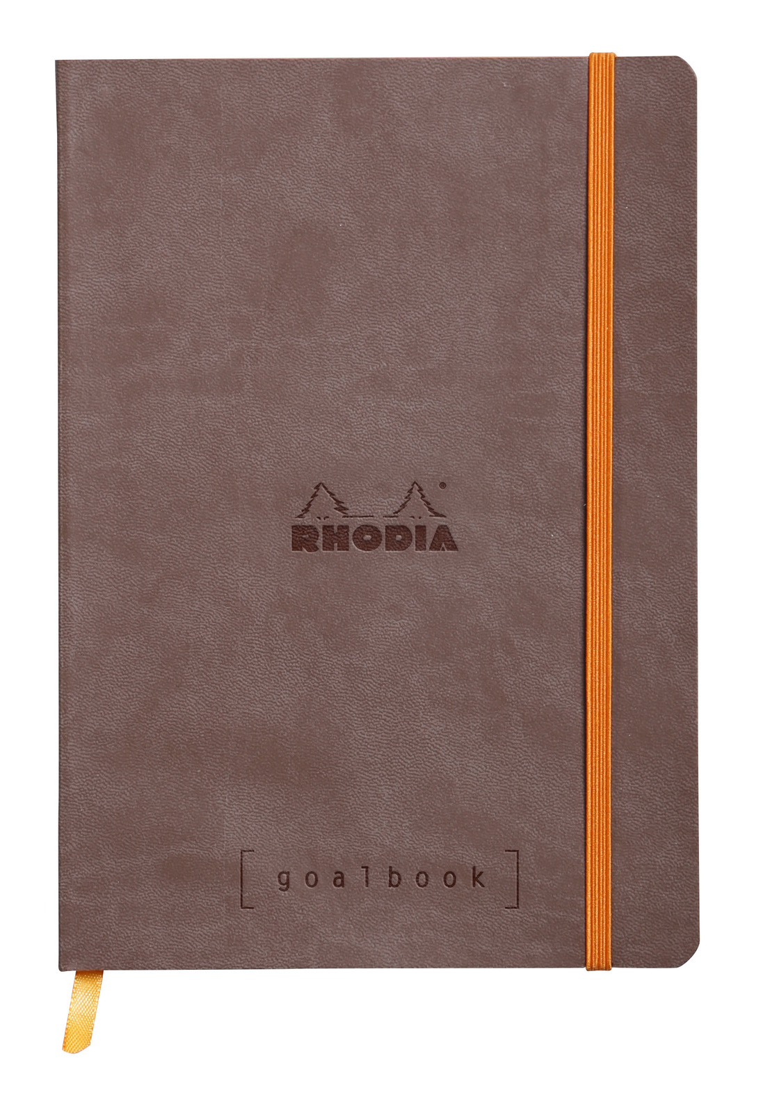 Rhodiarama A5 Goalbook Dot Grid - Chocolate image