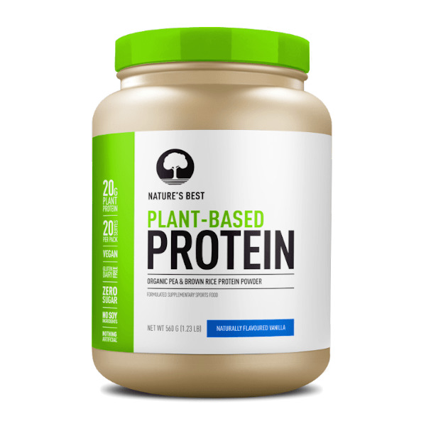 Buy Natures Best Plant-based Protein Powder 560g - Vanilla At Mighty Ape Nz