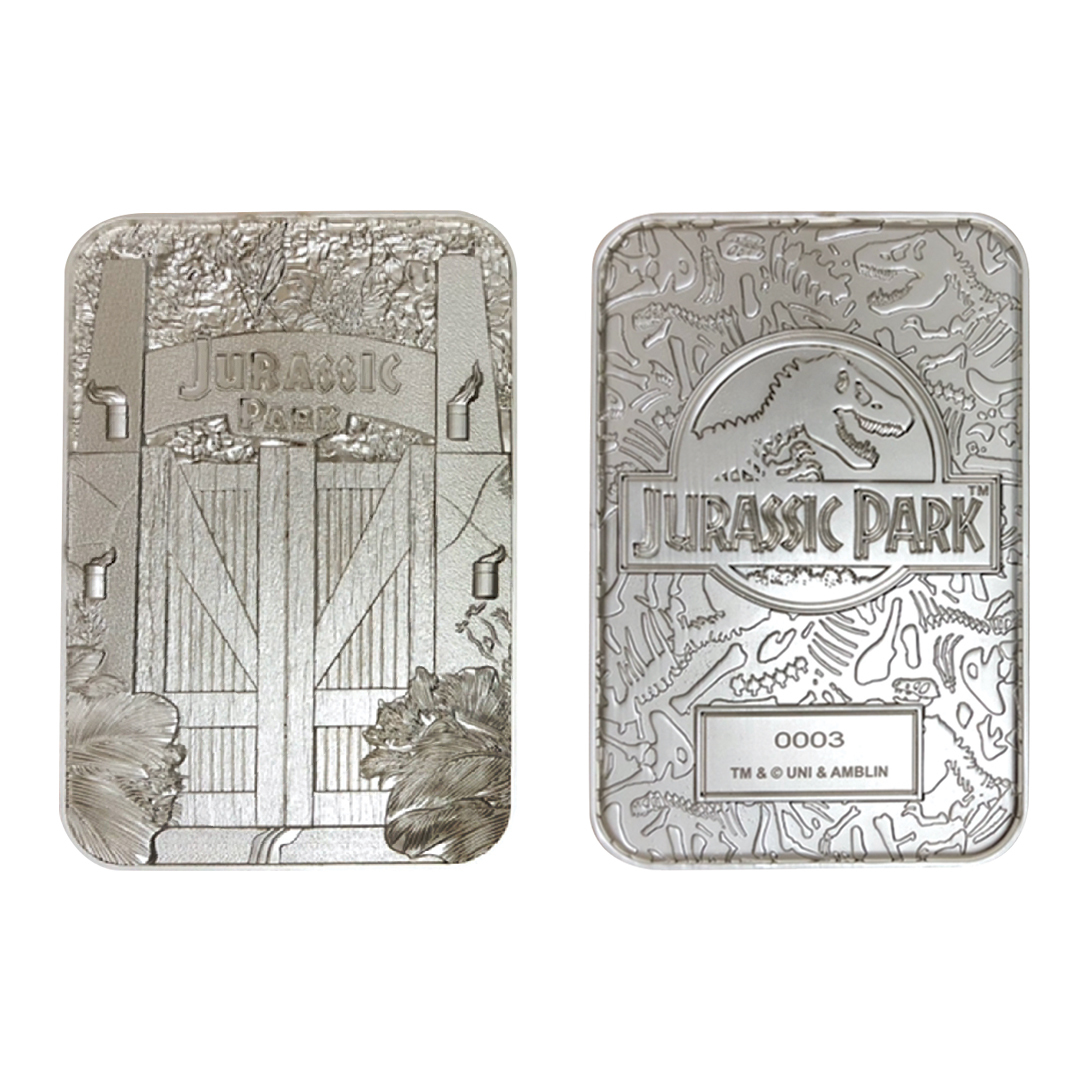 Jurassic Park: Entrance Gates - Metal Card