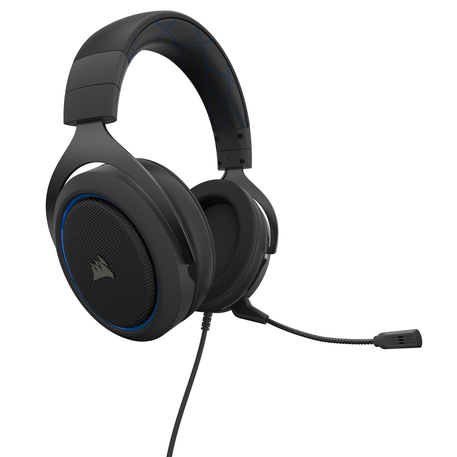 Corsair HS50 Pro Gaming Headset (Blue) for PC image