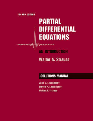 Student Solutions Manual to accompany Partial Differential Equations: An Introduction, 2e by Walter A. Strauss image