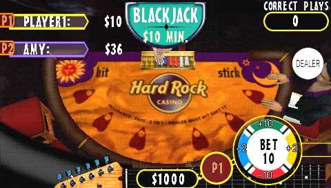 Hard Rock Casino on PSP