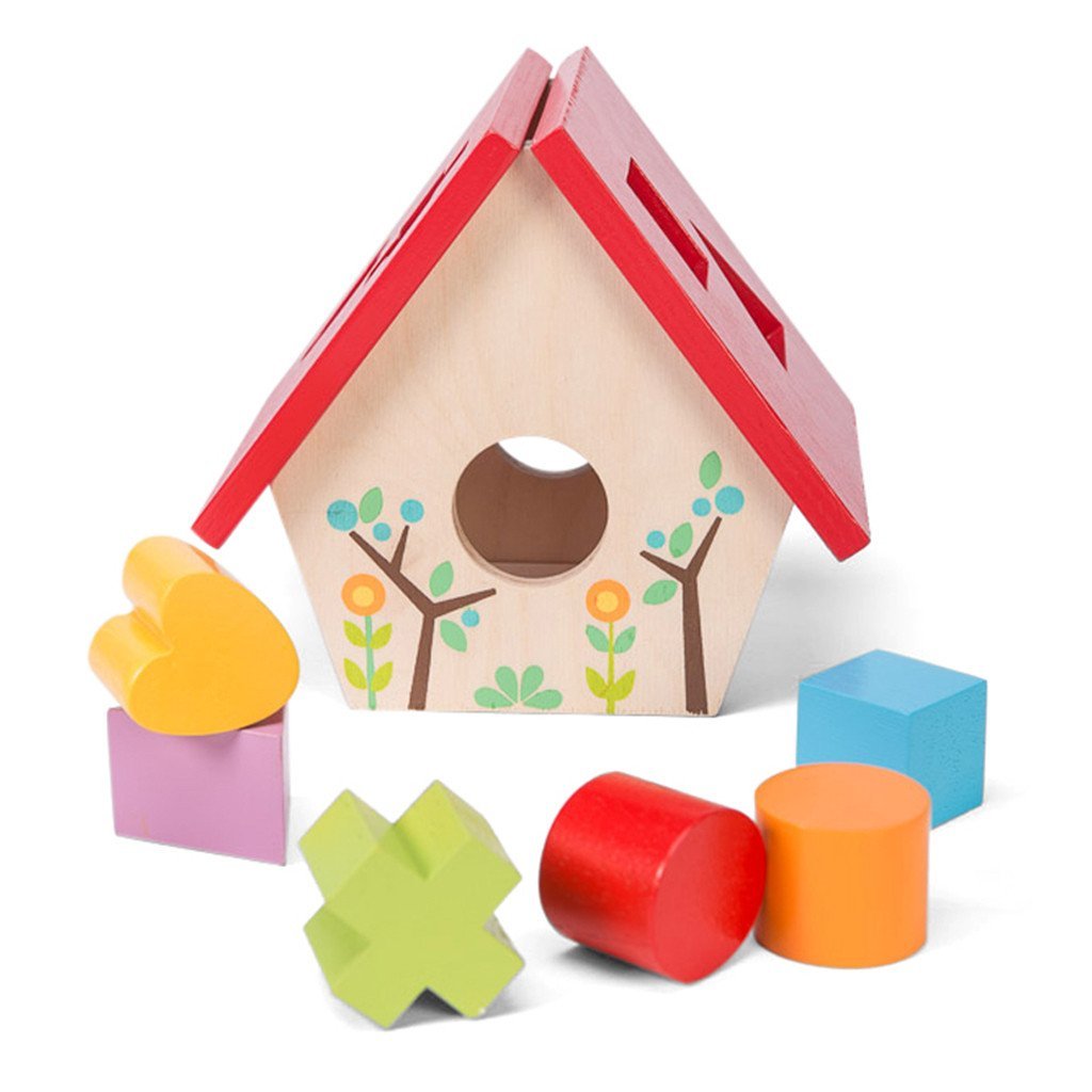 Petilou - My Little Bird House Shape Sorter image