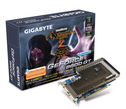 GIGABYTE NX86T256H 8600GT 256MB DDR3 PCIE image