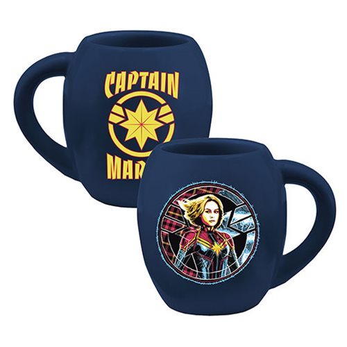 Captain Marvel 18 oz. Oval Ceramic Mug