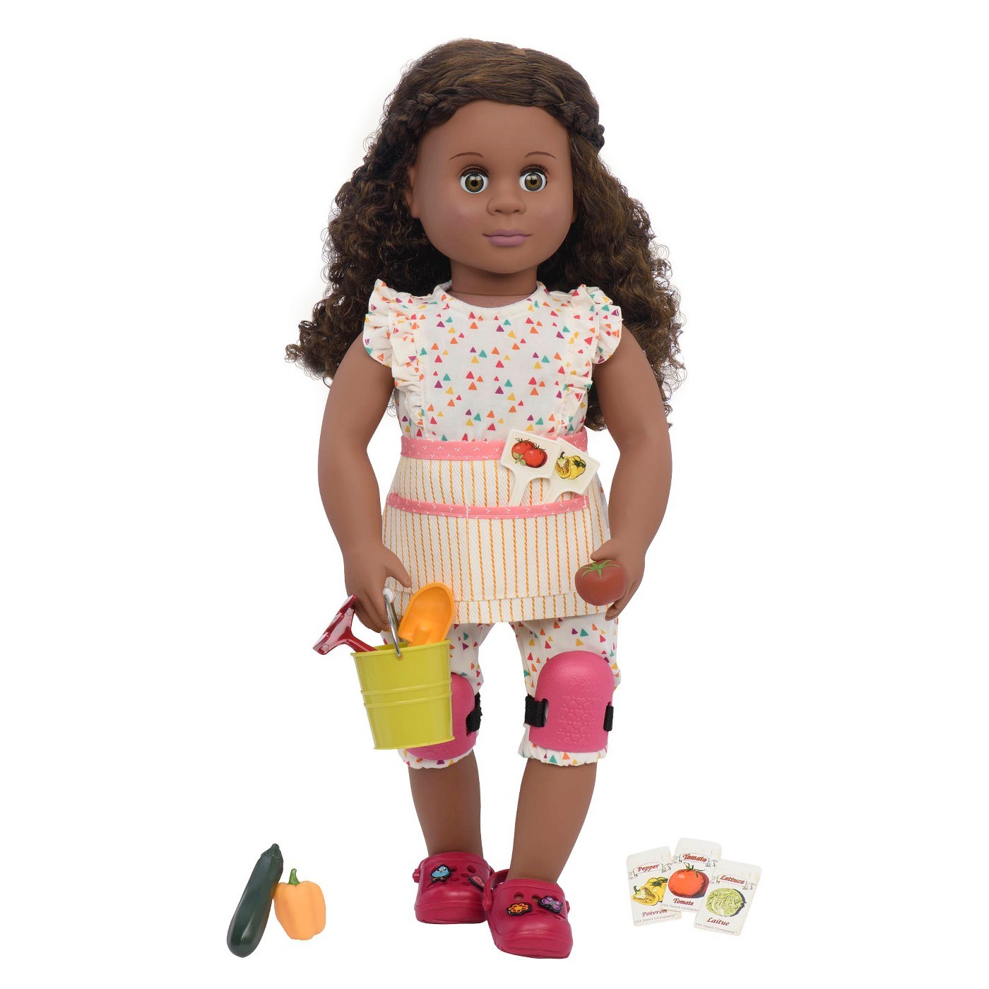 Our Generation: Read & Play Set - Nahla's Gardening Outfit