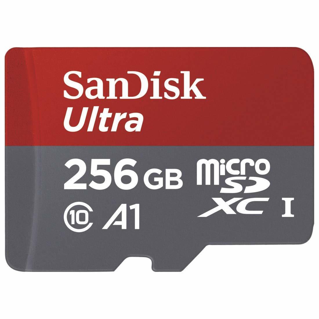 256GB SanDisk Ultra MicroSDXC UHS-I Memory Card with Adapter