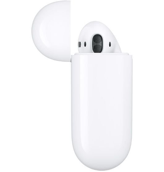 Apple AirPods (2nd Gen) True Wireless In-Ear Headphones - with wired charging case image