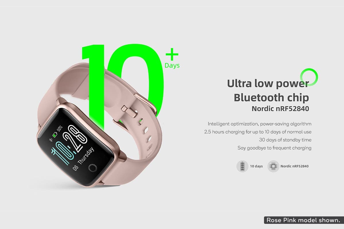 Kogan Pulse+ Lite Smart Watch (Ash Silver) at Mighty Ape NZ