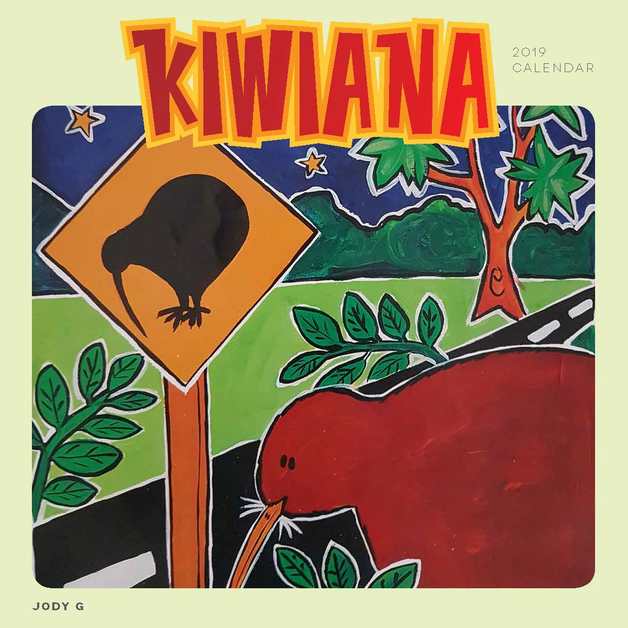 Kiwiana 2019 Square Wall Calendar