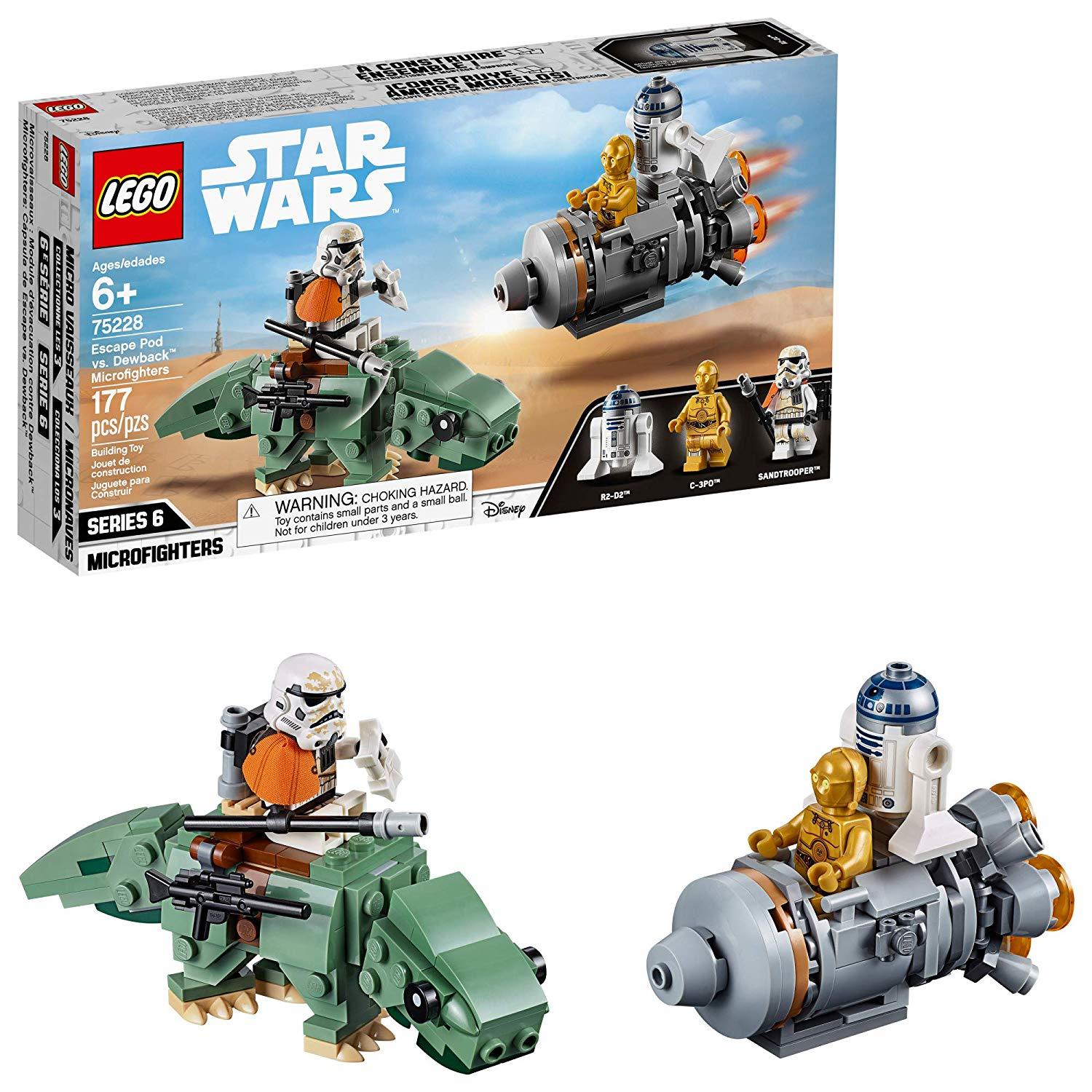 LEGO Star Wars: Escape Pod vs. Dewback - Microfighters (75228) image