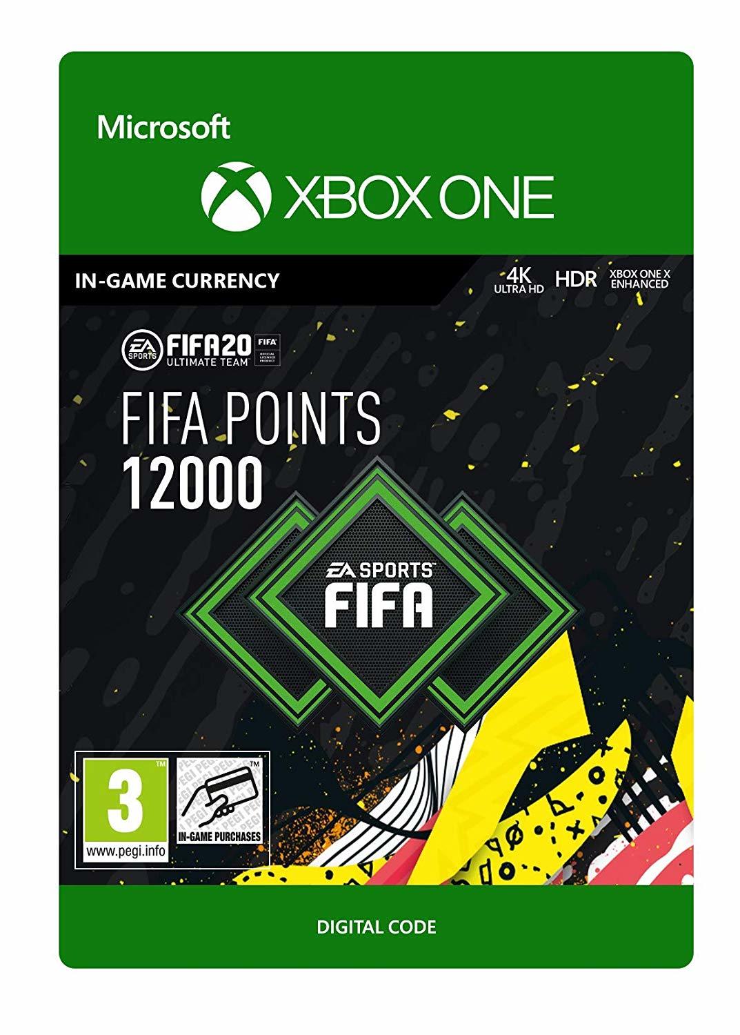 FIFA 20 Ultimate Team - 12000 FIFA Points for Xbox One (Digital Code) on Xbox One