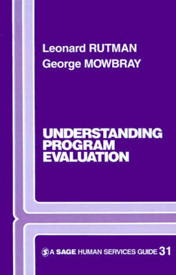 Understanding Programme Evaluation by Leonard Rutman image