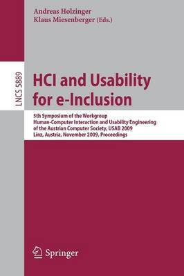 HCI and Usability for e-Inclusion image