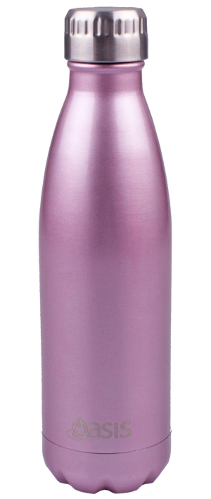 Oasis Insulated Stainless Steel Water Bottle - Blush (500ml)