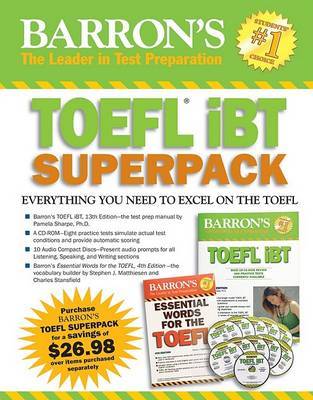 Barron's TOEFL Ibt Superpack by Charles Stansfield image