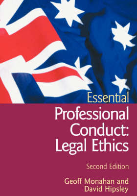 Essential Professional Conduct: Legal Ethics by Geoff Monahan image