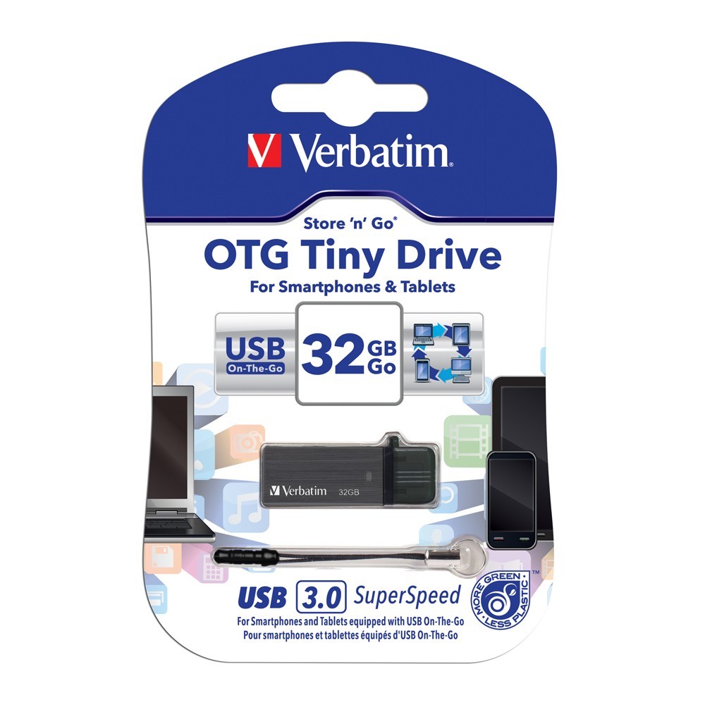 Verbatim Store'n'Go OTG Tiny USB 3.0 Drive - 32GB image