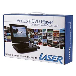 Laser Portable DVD Player 7" Screen 180 Flip image