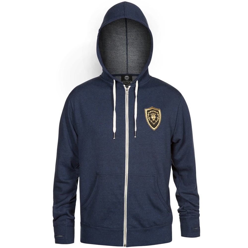 World of Warcraft Alliance Loyalist Zipup Hoodie (XXL) Men's at