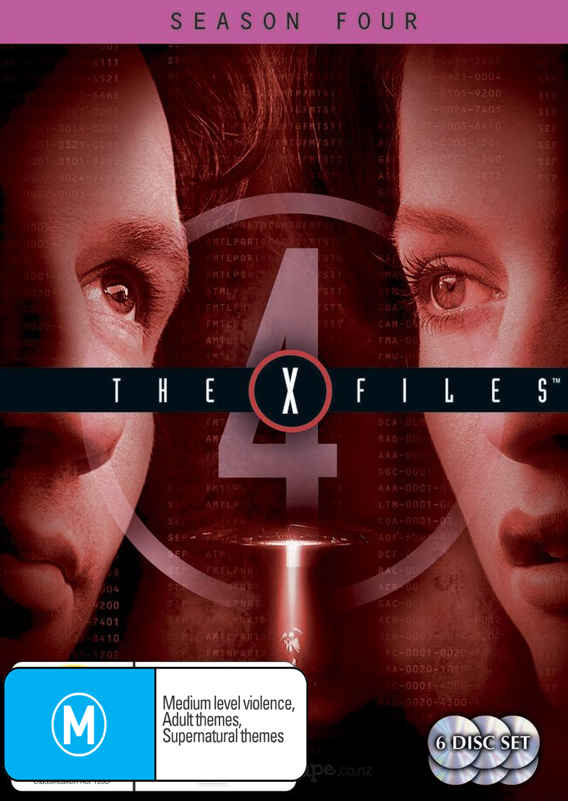 The X-Files - Season 4 (6 Disc Set) on DVD image