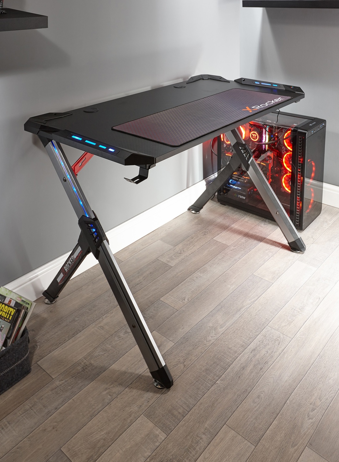 X Rocker Lynx RGB Gaming Desk