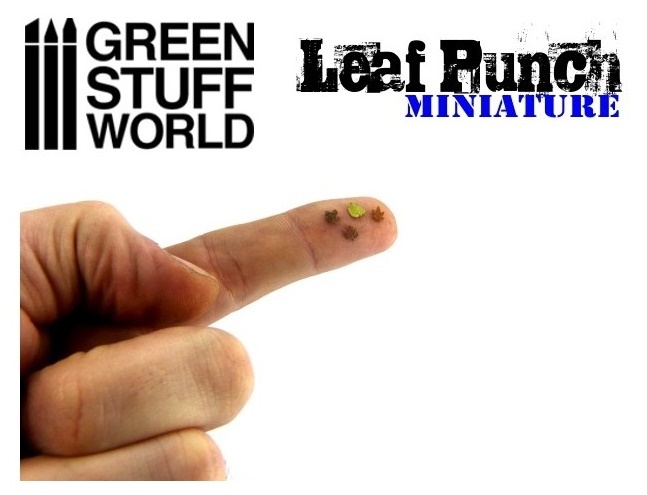 Green Stuff World - Miniature Leaf Punch (Grey) image