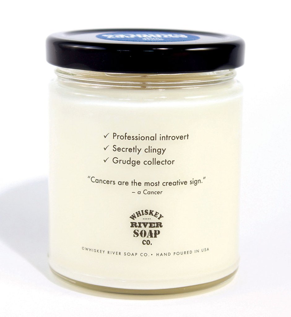 Whiskey River Co: Astrology Candle - Cancer