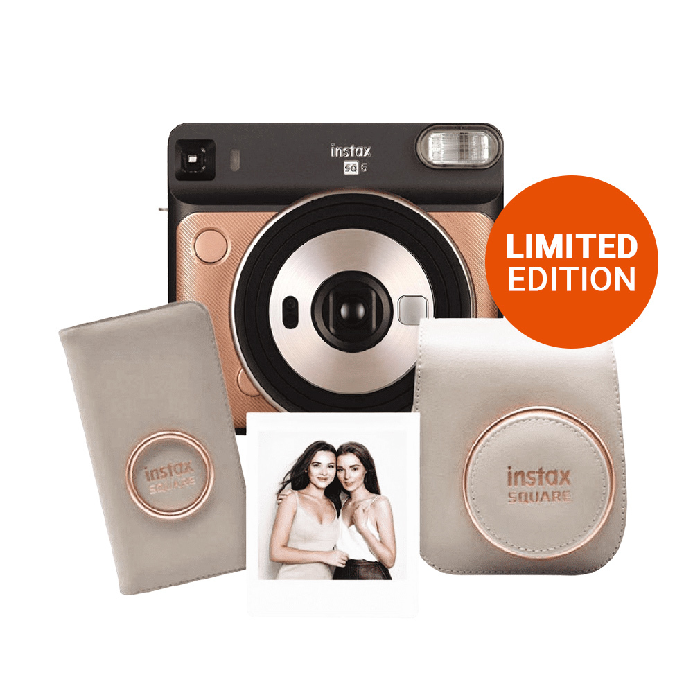 Instax: Fujifilm SQUARE SQ6 Limited Edition Deluxe Pack - Blush Gold image