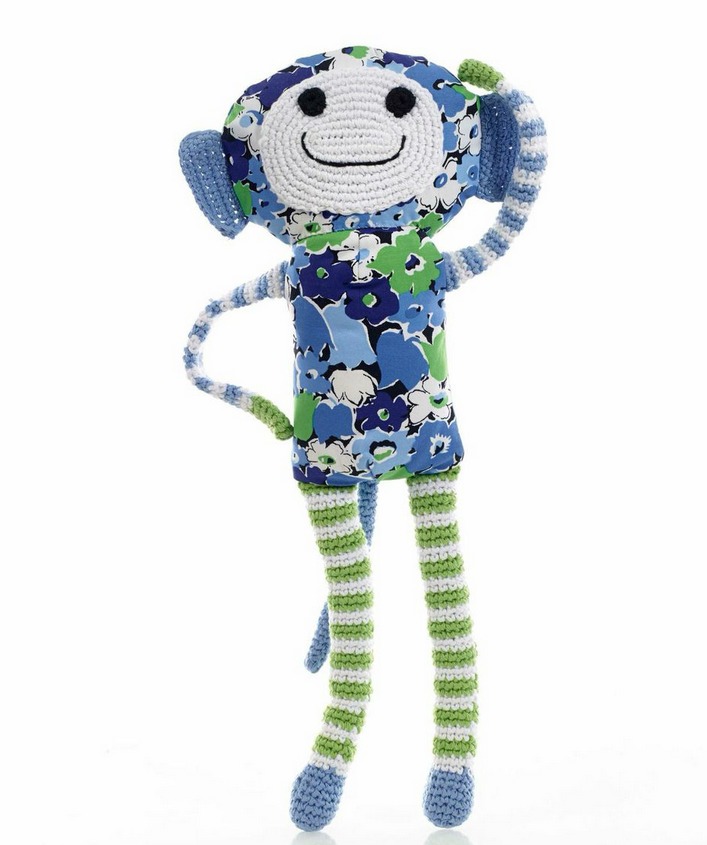 Pebble Blue Flower Monkey image