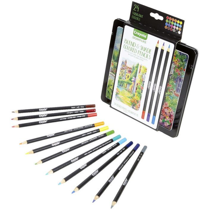 Crayola: Signature - Blend & Shade Coloured Pencil Set (24pc) image