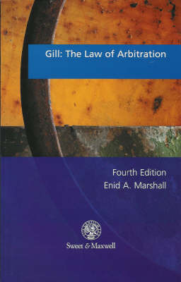 Gill: The Law of Arbitration by Enid A. Marshall image