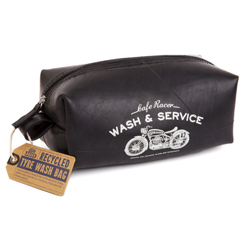 Cafe Racer Recycled Tyre Wash Bag image