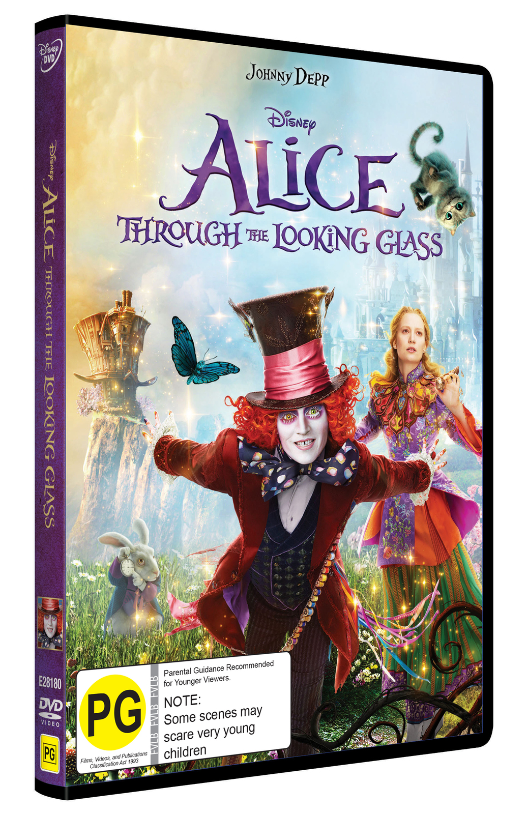 Alice Through the Looking Glass on DVD