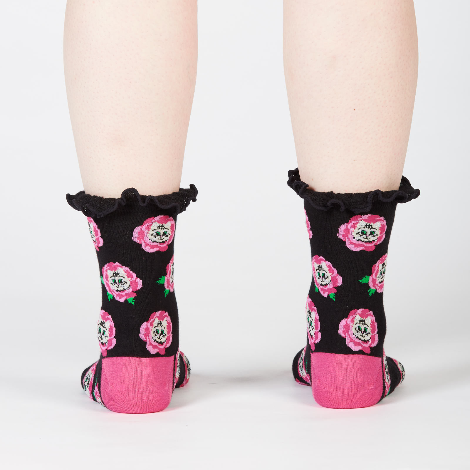 Women's - Cat Buds Crew Socks image