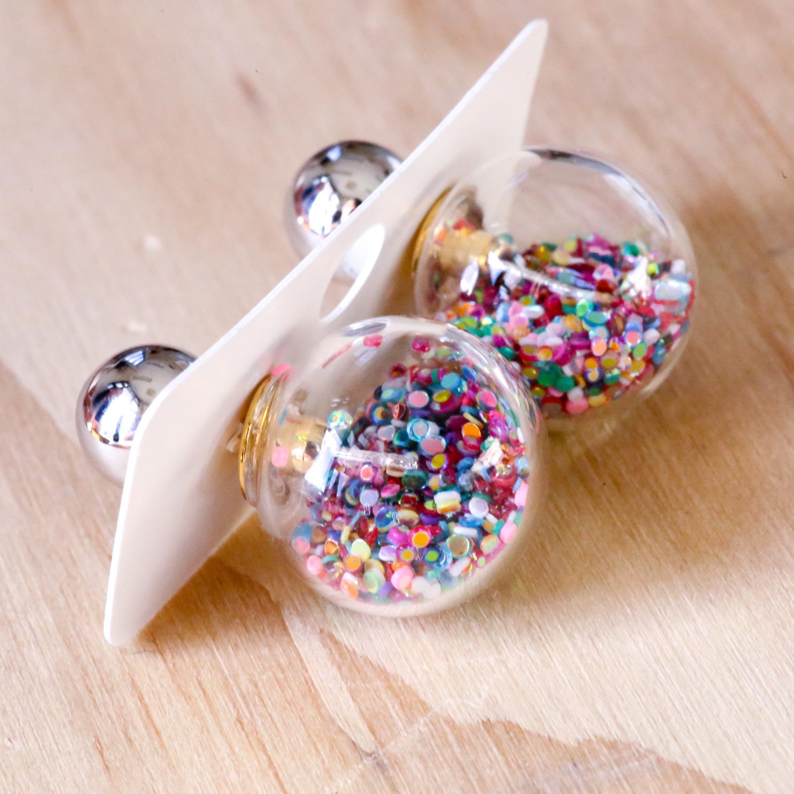 Fantasy Bubble Earrings - Confetti Multi image