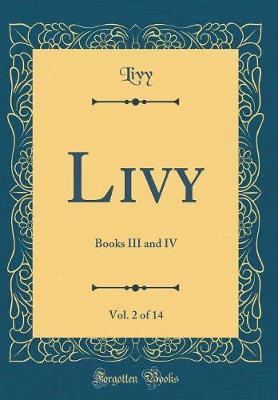 Livy, Vol. 2 of 14 by Livy Livy image