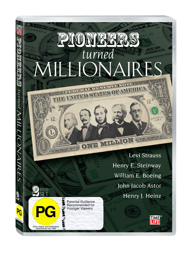 Pioneers Turned Millionaires (2 Disc Set) on DVD image