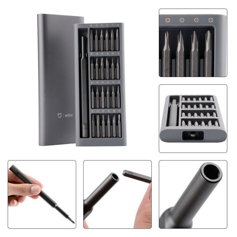 Xiaomi: Wiha Precision Screwdriver Kit - with 24 Magnetic Bits