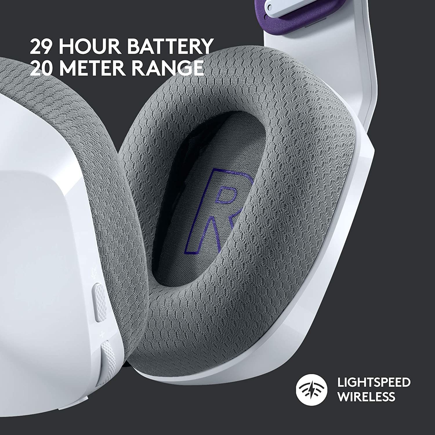 Logitech G733 LIGHTSPEED Wireless RGB Gaming Headset - White for PC, PS4 image