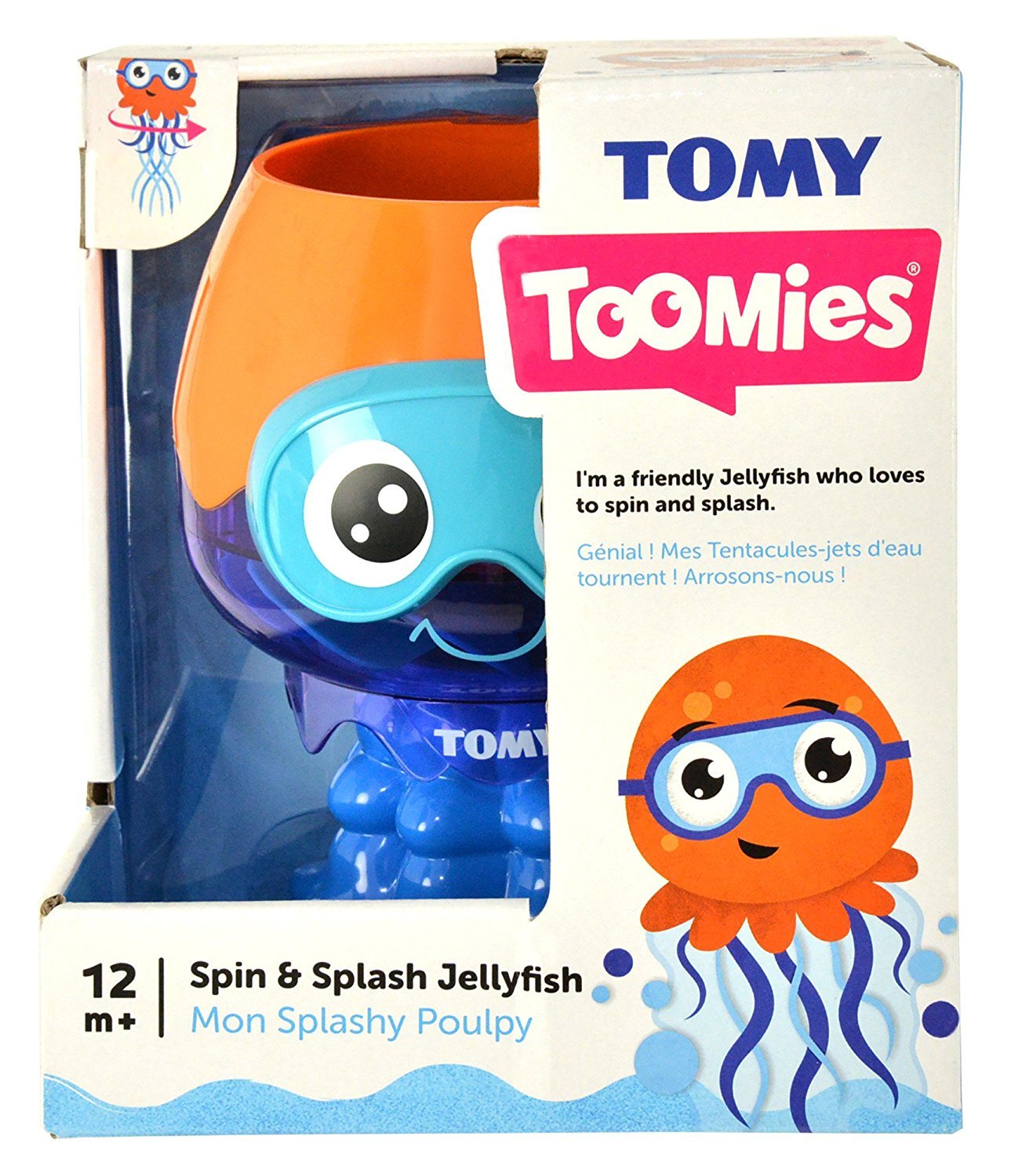 Tomy Toomies: Spin & Splash Jellyfish - Bath Toy