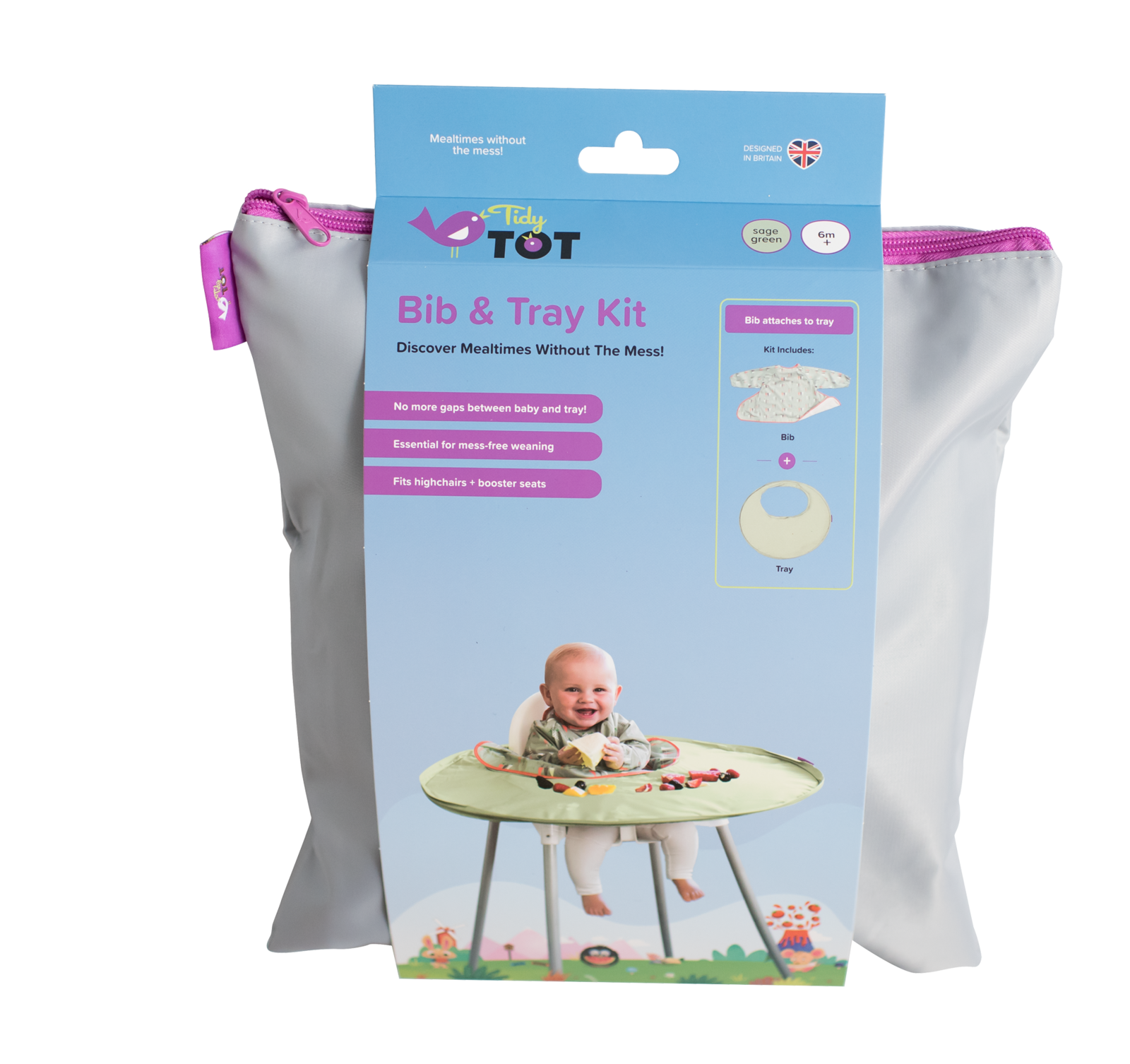 Buy Tidy Tot Bib & Tray Kit at Mighty Ape NZ
