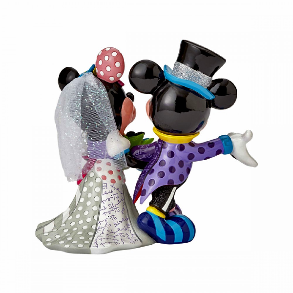 Romero Britto - Mickey & Minnie Wedding Figurine