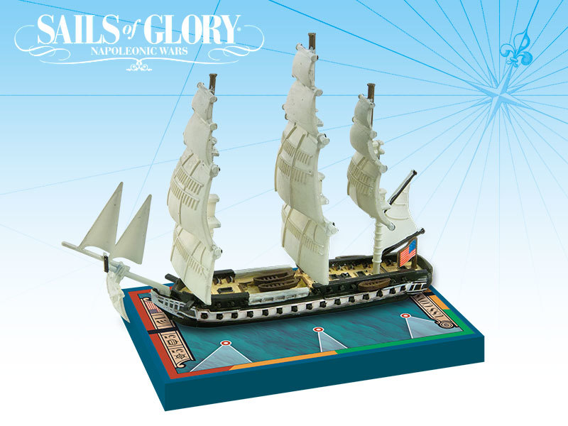 Sails of Glory - US USS Constitution 1797 Frigate